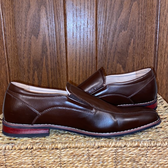 Zriang Men's Dress Loafers Formal Leather Lined Slip-on Shoes - Picture 8 of 13